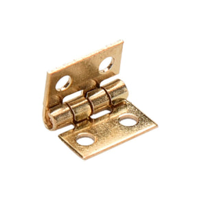 20Pcs Mini Brass Hinges Miniature Furniture Cabinet Closet
