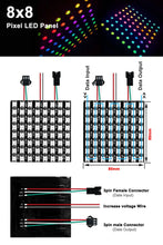 將圖片載入圖庫檢視器 WS2812B 8*8 點陣像素屏 5V 全彩
