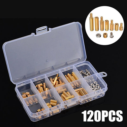 M3 Brass Standoffs & Screws Assortment Kit (120PCS) - Sun Cheong Computer Company Limited