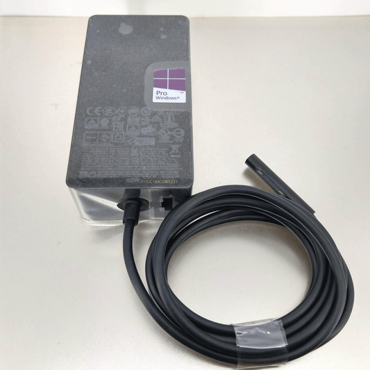 102W Microsoft Surface Charger with power cable, designed for optimal performance with Surface devices.