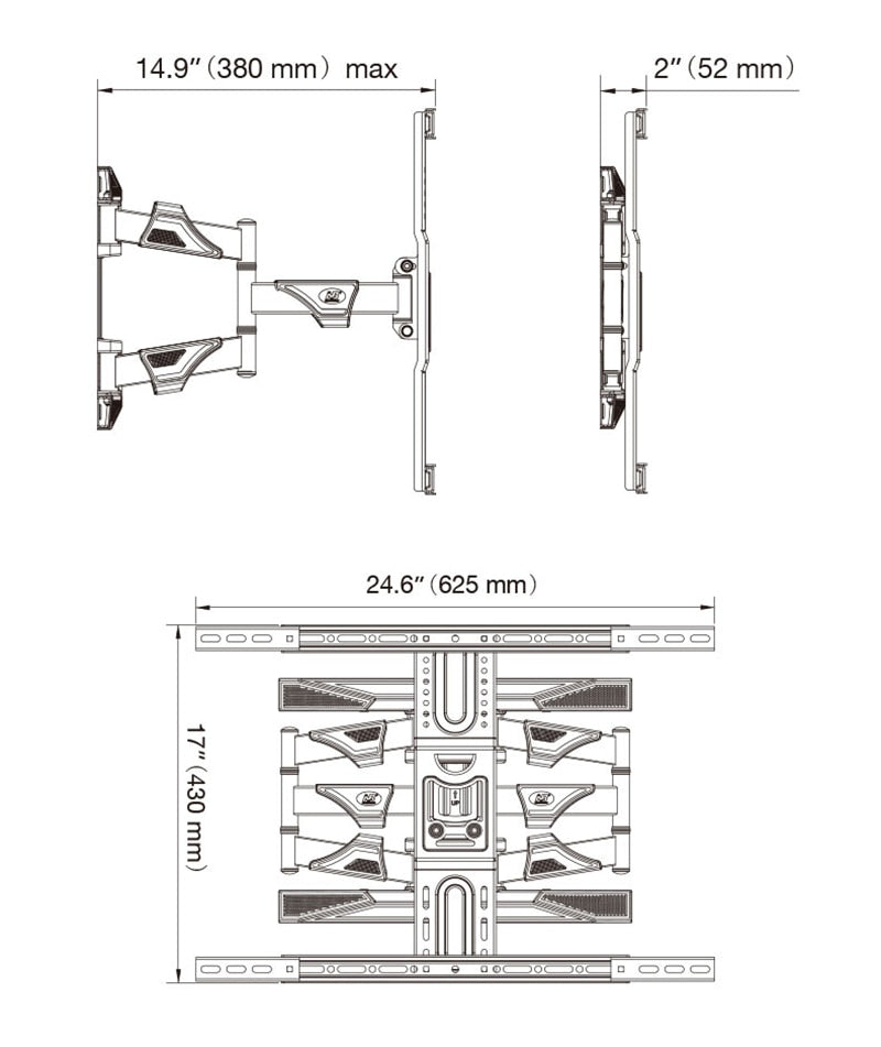 NB P6 Full Motion Cantilever Mount