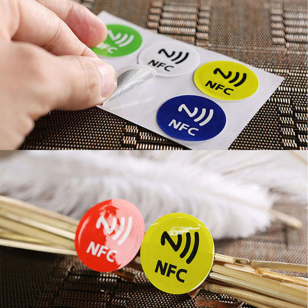 213 Sticker NTAG213 NFC 貼紙 - 防水智能標籤 適用於手機