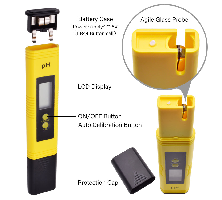 Pen Type Digital pH tester pH pen