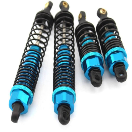 2PCS Aluminum RC Car Shock Dampers in Blue, 69mm and 109mm options for enhanced performance and stability.