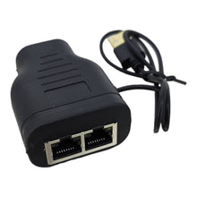 Load image into Gallery viewer, RJ45 Splitter 1 to 2 with usb power

