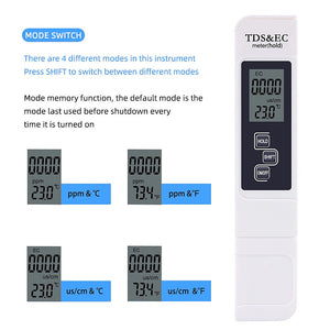TDS & EC Meter Temeperature Meter