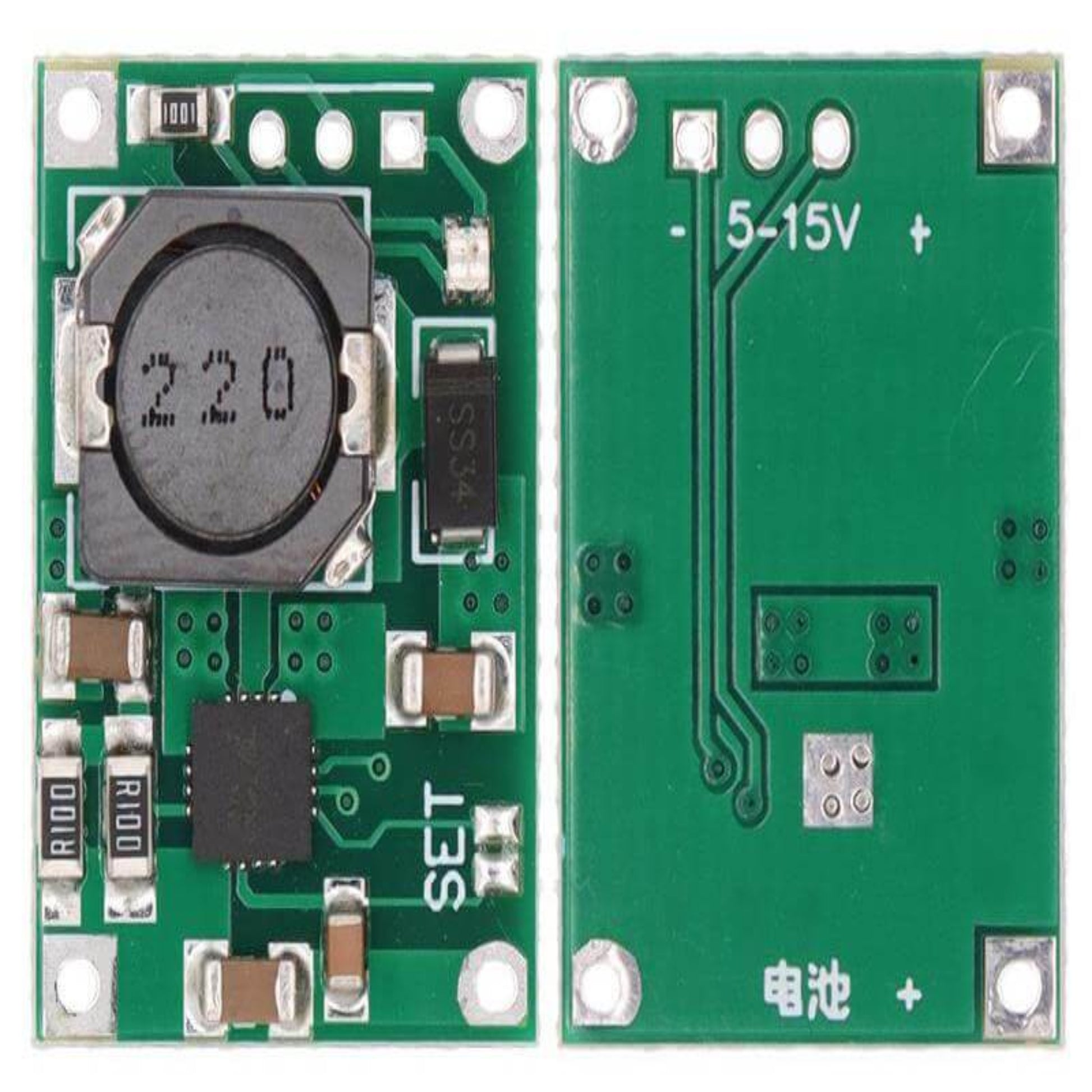 TP5100 charge management power supply module circuit board for lithium battery charging solutions.