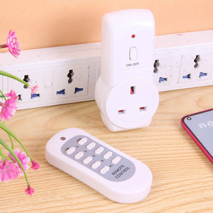 UK Plug Remote Control Socket