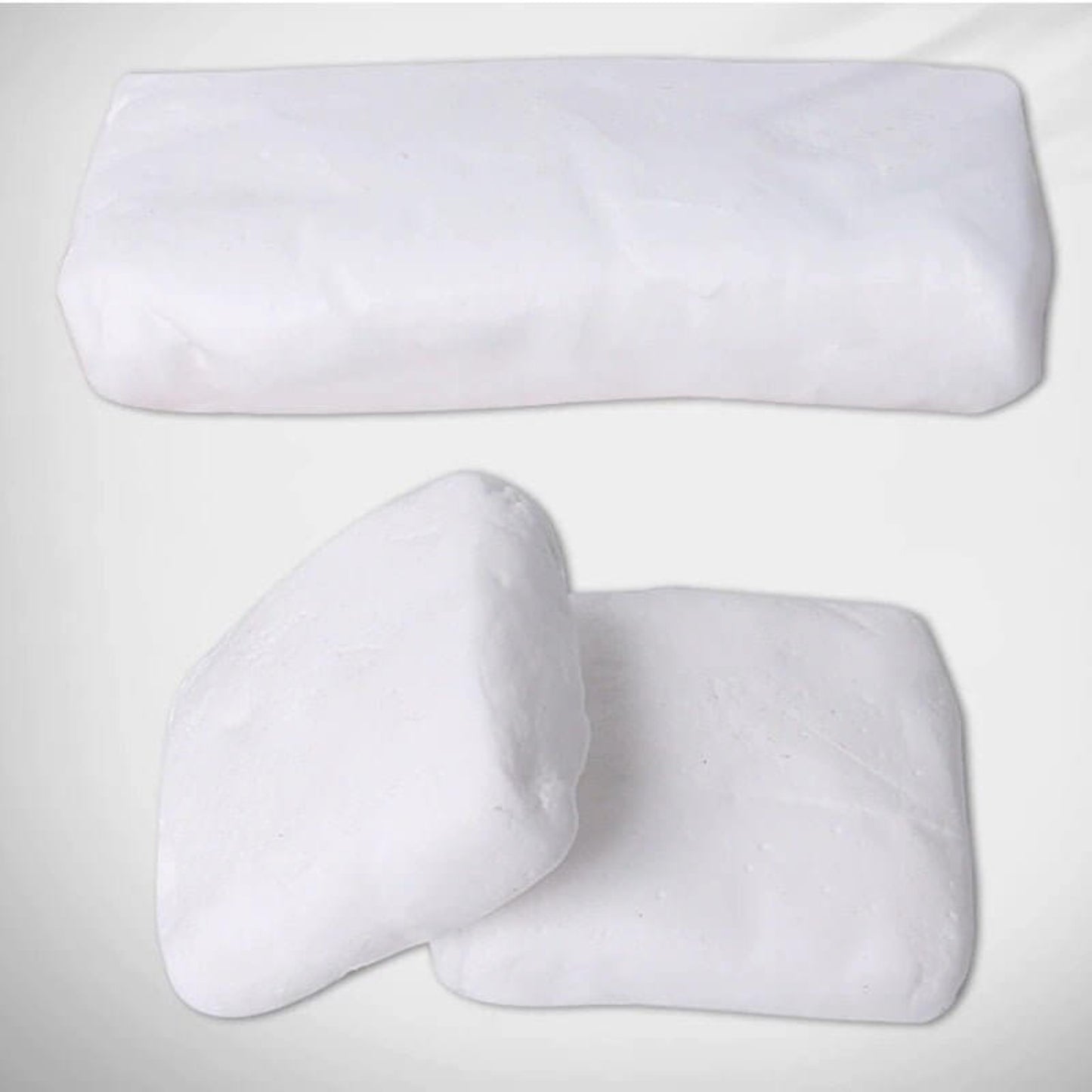 White plasticine sewer pipe sealing clay for household mending and sealing air-conditioning gaps.
