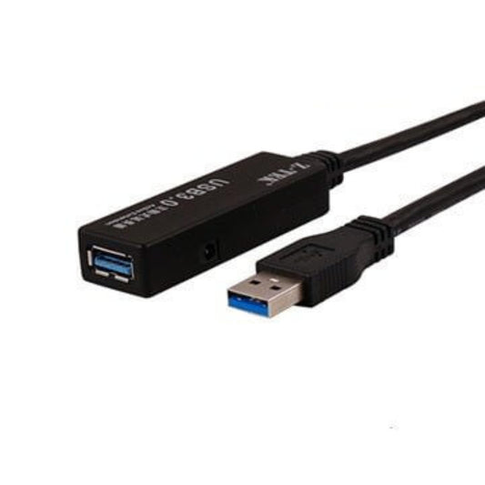 Z-TEK USB 3.0 active extension cable with chipset, ensuring stable high-speed connection over 3M, 5M, 10M, 20M.