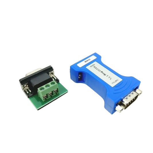 Z-TEK ZY099 RS232 to TTL 5V Universal Serial Port Converter with connectors and accessories.
